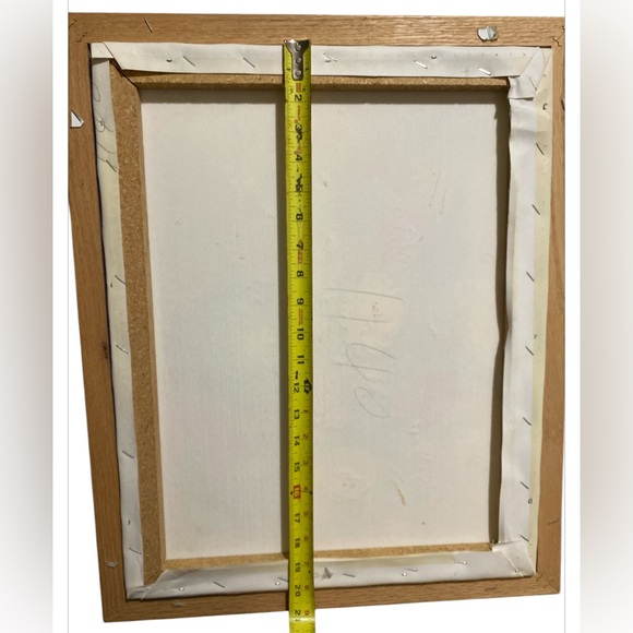 Robert Cox Still Life Oil 16x20 Canvas Painting Pink Yellow Floral Framed 18x22 - Picture 5 of 8